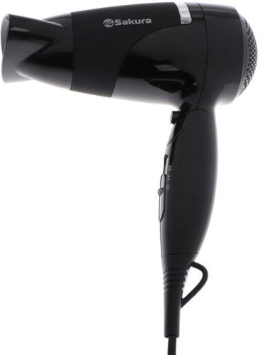 Sakura Фен Sakura SA-4040BK, 1800 Вт, 2 скорости, 2 температурных режима, концентратор, чёрный фен 1800 Вт купить,NaN