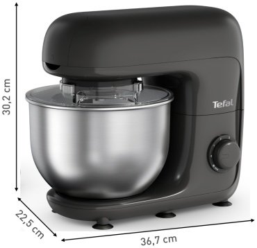Кухонный комбайн Tefal Bake Essential QB161H38 черный купить,NaN