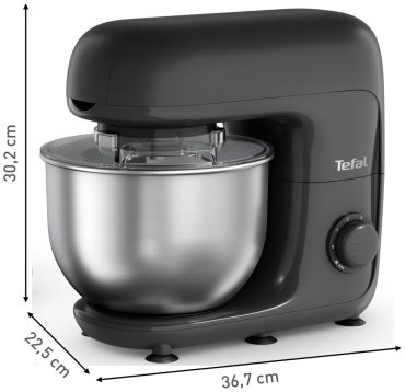 Кухонный комбайн Tefal Bake Essential QB161H38 черный купить,NaN