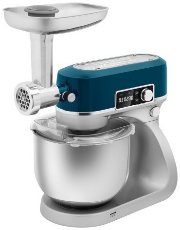Кухонный комбайн MAUNFELD MF-425BL серый, синий - ForteMarket Кухонный комбайн MAUNFELD MF-425BL серый, синий купить,0