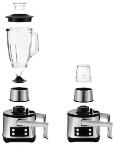 Кухонный комбайн Kitfort КТ-1395 стальной, черный - ForteMarket Кухонный комбайн Kitfort КТ-1395 стальной, черный купить,0