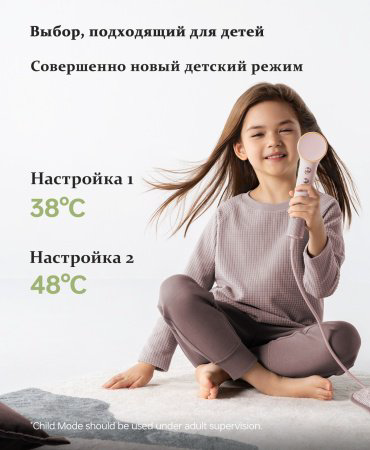Laifen MINI pink компактный фен 1100 Вт купить,NaN