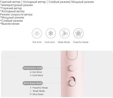 Xiaomi Compact H101 фен 1600 Вт купить,0