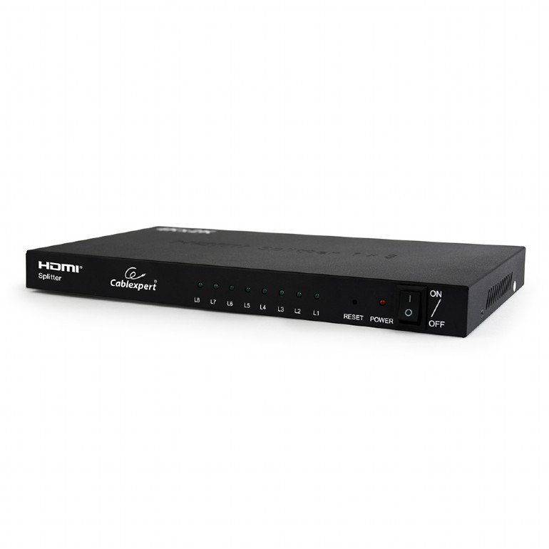 Разветвитель HDMI Gembird DSP-8PH4-03 8 port черный