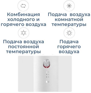 Фен с ионизацией Xiaomi Soocas Hair Dryer H5 синий - ForteMarket Фен с ионизацией Xiaomi Soocas Hair Dryer H5 синий купить,0
