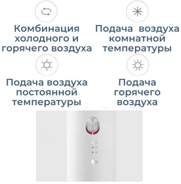 Фен с ионизацией Xiaomi Soocas Hair Dryer H5 синий купить,NaN