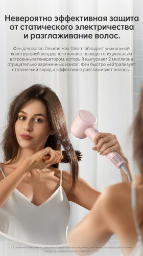 DREAME Hair Gleam фен 1600 W купить,NaN