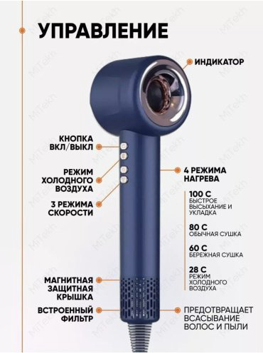 Super hair dryer X13 Blue фен 1600 W купить,28990
