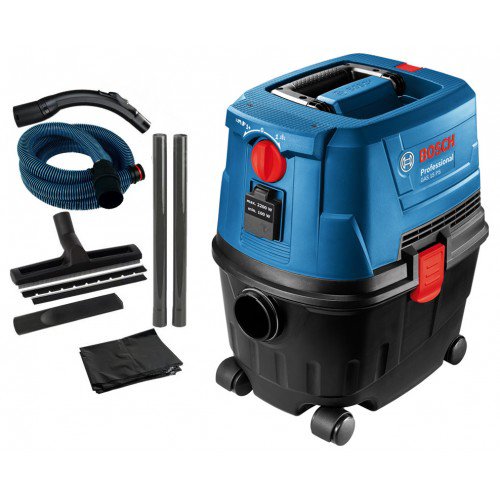Строительный пылесос Bosch GAS 15 PS 06019E5100 синий