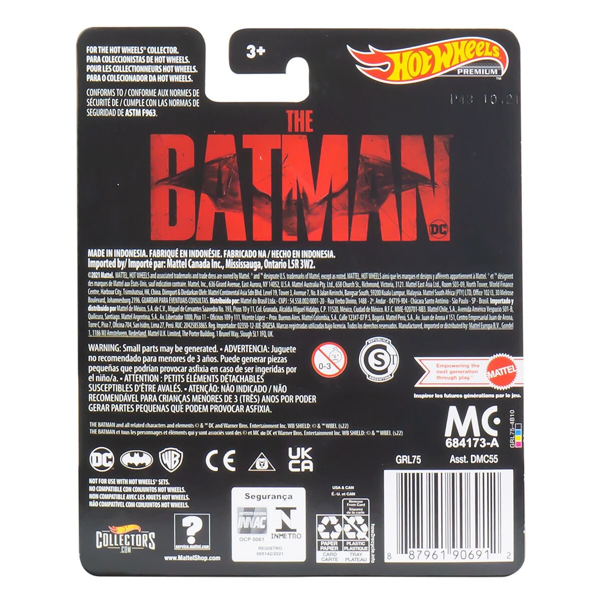Машинка Hot Wheels Replica Entertainment Batmobile DMC55/GRL75 купить,NaN