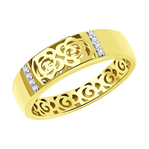 Кольцо Sokolov 018620-2 18,5р 2,09гр. купить,NaN