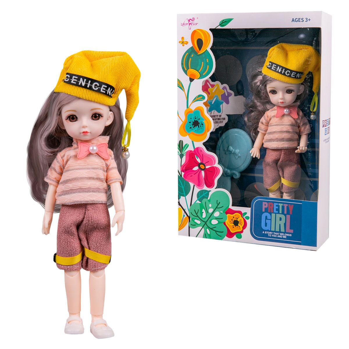 Кукла Sariel Pretty Girl Модница в шапочке ZQ30332-2 купить,NaN