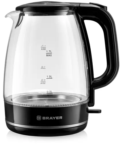 Электрочайник Brayer BR1030 1.7 л черный купить,NaN