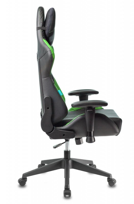 Игровое кресло Бюрократ Zombie Viking 5 Aero черно-салатовое купить,NaN