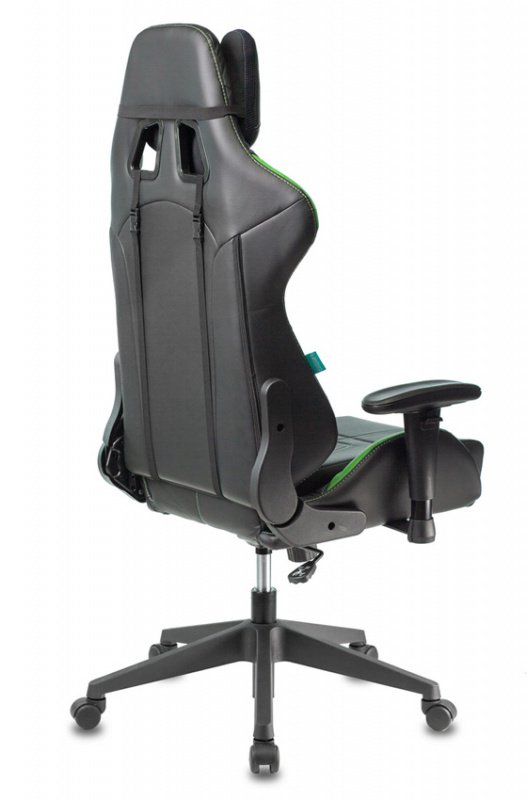 Игровое кресло Бюрократ Zombie Viking 5 Aero черно-салатовое купить,NaN
