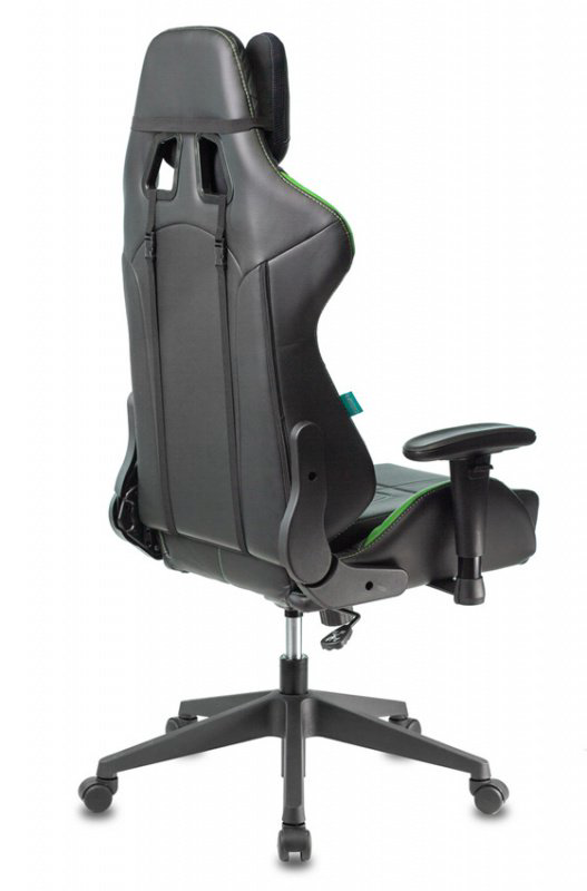 Игровое кресло Бюрократ Zombie Viking 5 Aero черно-салатовое купить,NaN