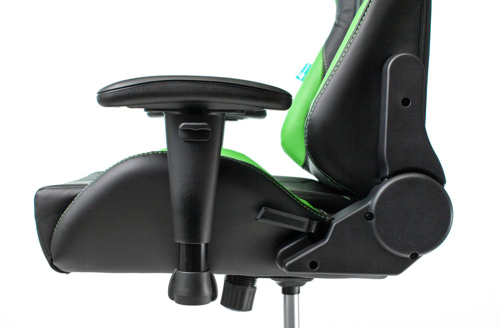 Игровое кресло Бюрократ Zombie Viking 5 Aero черно-салатовое купить,NaN
