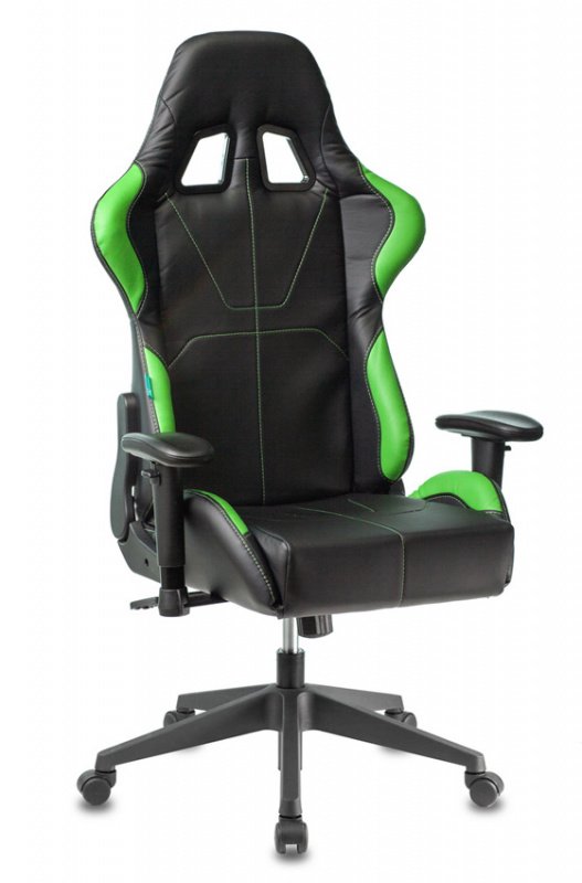 Игровое кресло Бюрократ Zombie Viking 5 Aero черно-салатовое купить,NaN