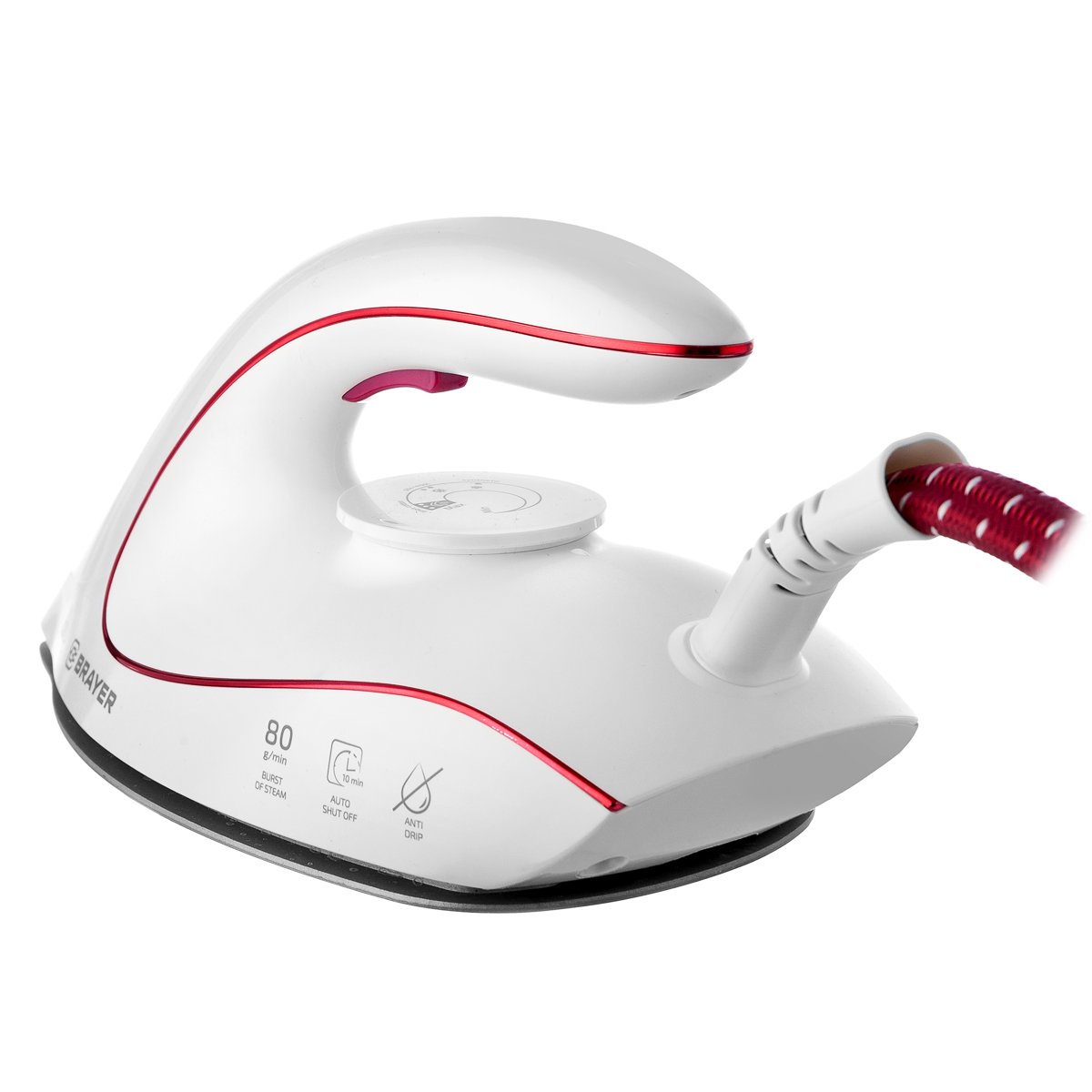Парогенератор Brayer BR4151 бело-розовый купить,0