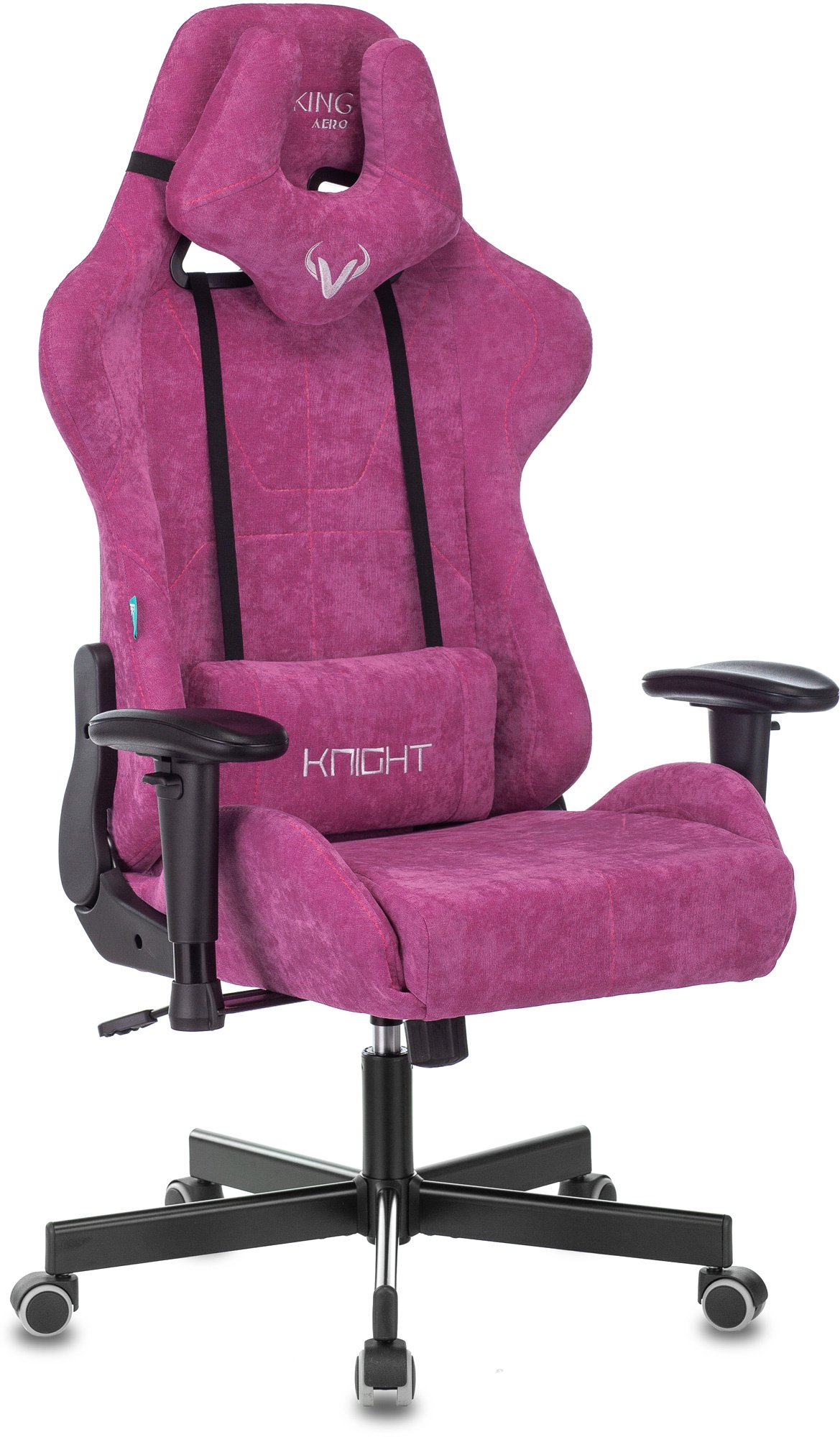  Игровое кресло Бюрократ Zombie Viking Knight Fabric Light-15 малиновое купить,NaN