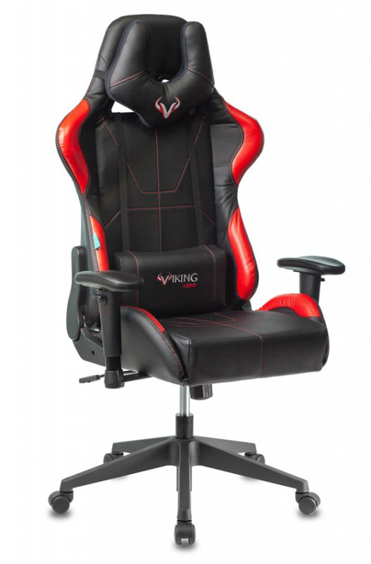 Игровое кресло Бюрократ Zombie Viking 5 Aero черно-красное купить,NaN