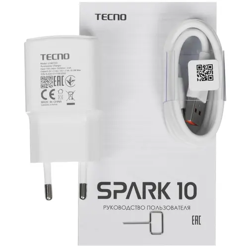 Смартфон Tecno Spark 10 4/128Gb Blue купить,NaN