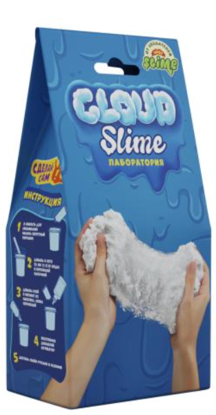 Набор для девочек Slime Cloud Лаборатория 100гр купить,NaN