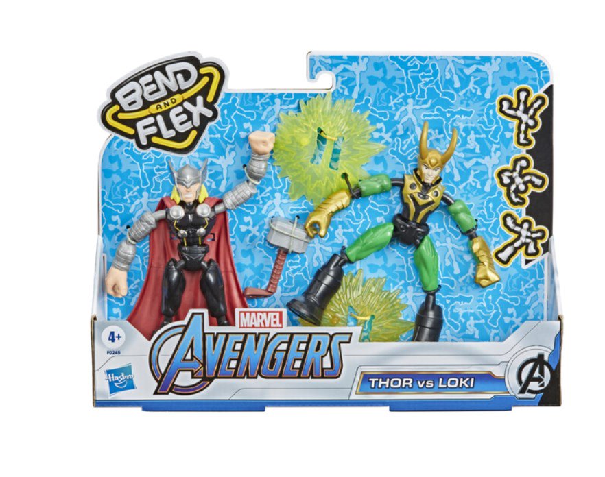 Фигурки Avengers Bend&Flex  Тор и Локи 15см  купить,NaN