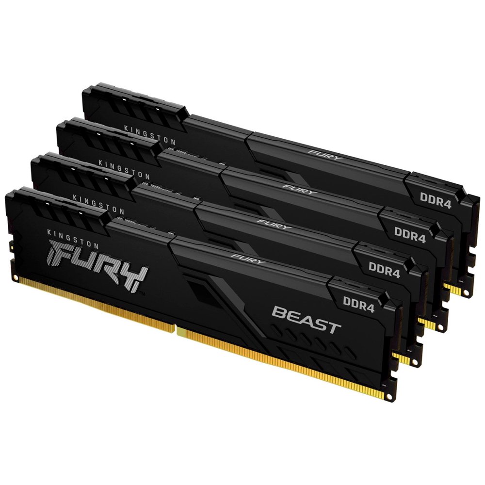Оперативная память Kingston Fury Beast KF432C16BB1K4/64 PC4-25600 4x16Gb  купить,0