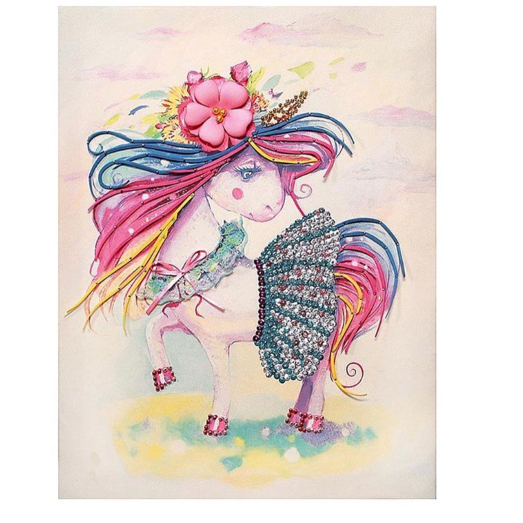 Мозаика из пайеток  Волшебная мастерская Единорожка купить,NaN