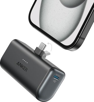 Внешний аккумулятор Anker Nano Power Bank Black (ANK-A1653H11-BK) 5000 мАч черный купить,19990