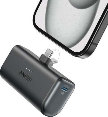 Внешний аккумулятор Anker Nano Power Bank Black (ANK-A1653H11-BK) 5000 мАч черный купить,19990