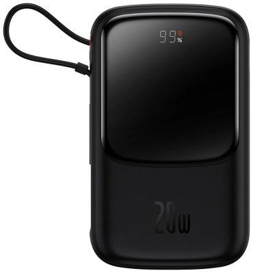 Внешний аккумулятор Baseus PPQD060001 10000 мАч черный