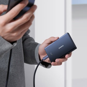 Внешний аккумулятор Baseus PicoGo 2C+U 20W 10000 мАч черный купить,0