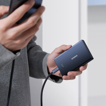 Внешний аккумулятор Baseus PicoGo 2C+U 20W 10000 мАч черный купить,NaN