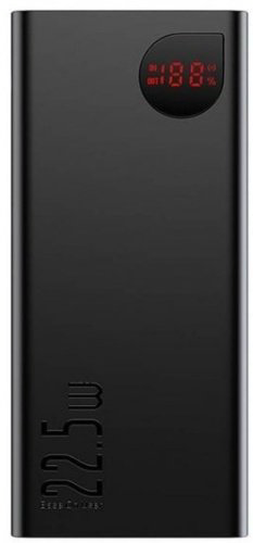 Внешний аккумулятор Baseus Adaman C+3U 22.5W PPAD020101 40000 мАч черный купить,NaN