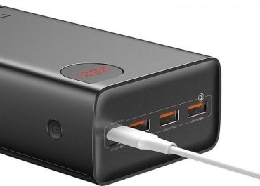 Внешний аккумулятор Baseus Adaman C+3U 22.5W PPAD020101 40000 мАч черный