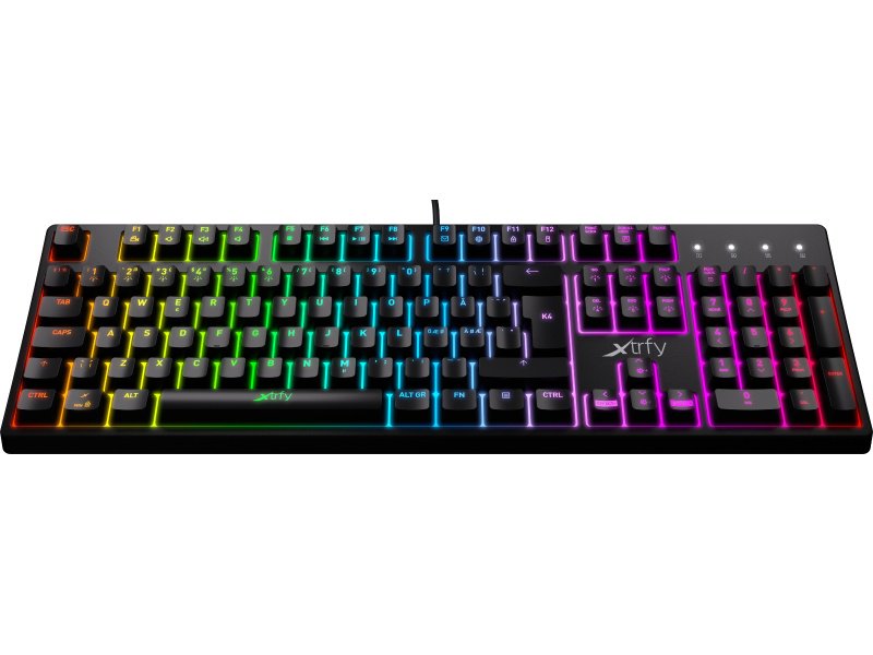 Клавиатура Xtrfy K4 RGB Kailh Red черная