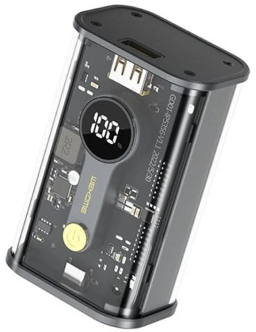 Внешний аккумулятор WEKOME WP-345 10000 мАч серый