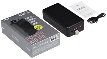 Внешний аккумулятор TFN PowerAid PD 30000 мАч черный - ForteMarket Внешний аккумулятор TFN PowerAid PD 30000 мАч черный купить,0