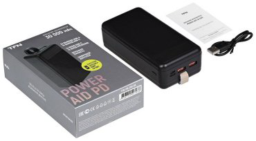 Внешний аккумулятор TFN PowerAid PD 30000 мАч черный купить,NaN