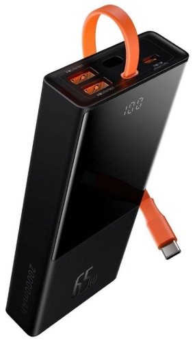 Внешний аккумулятор Baseus Elf Digital Display 2C+2U 65W PPJL000001 20000 мАч черный купить,NaN