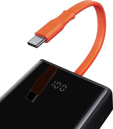 Внешний аккумулятор Baseus Elf Digital Display 2C+2U 65W PPJL000001 20000 мАч черный купить,NaN