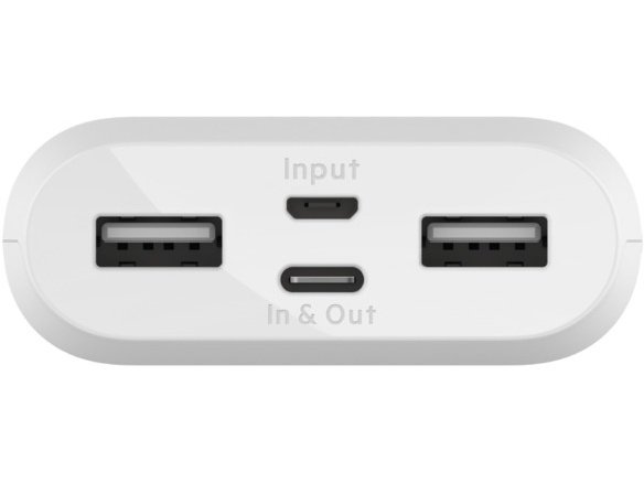 Power Bank Belkin 15W 10000mAh F8J267BTWHT белый