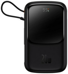 Внешний аккумулятор Baseus PPQD060001 10000 мАч черный