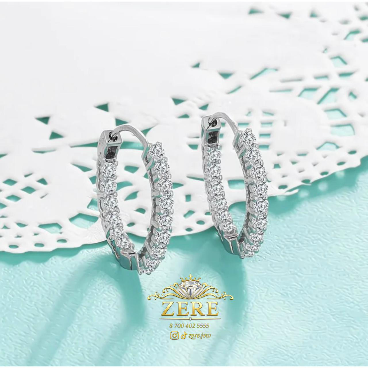 Серьги Zere ZR010326 серебро  купить,36965