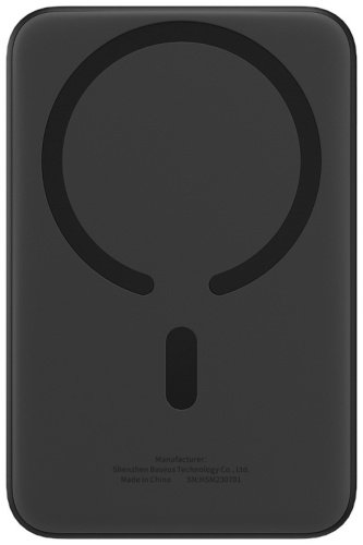Внешний аккумулятор Baseus Magnetic Mini Air C+Qi 20W (MagSafe) P10059001113-00 10000 мАч черный купить,NaN