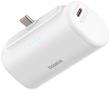 Внешний аккумулятор Baseus Compact 2C 20W P10068306213-00 5000 мАч белый
