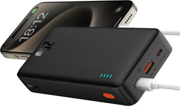 Внешний аккумулятор Baseus Airpow C+U 20W P10022804113-00 20000 мАч черный купить,0