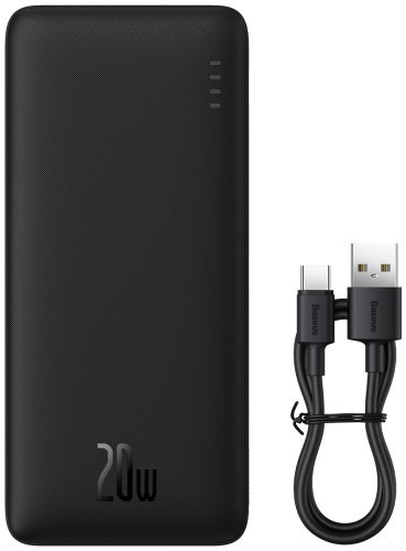Внешний аккумулятор Baseus Airpow C+U 20W P10022804113-00 20000 мАч черный купить,0